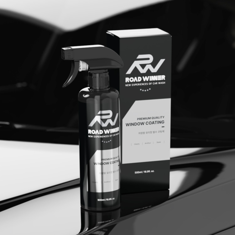 [4월 특가]로드위너 자동차 유리창 발수코팅제 유리막 프리미엄 세정제 500ml