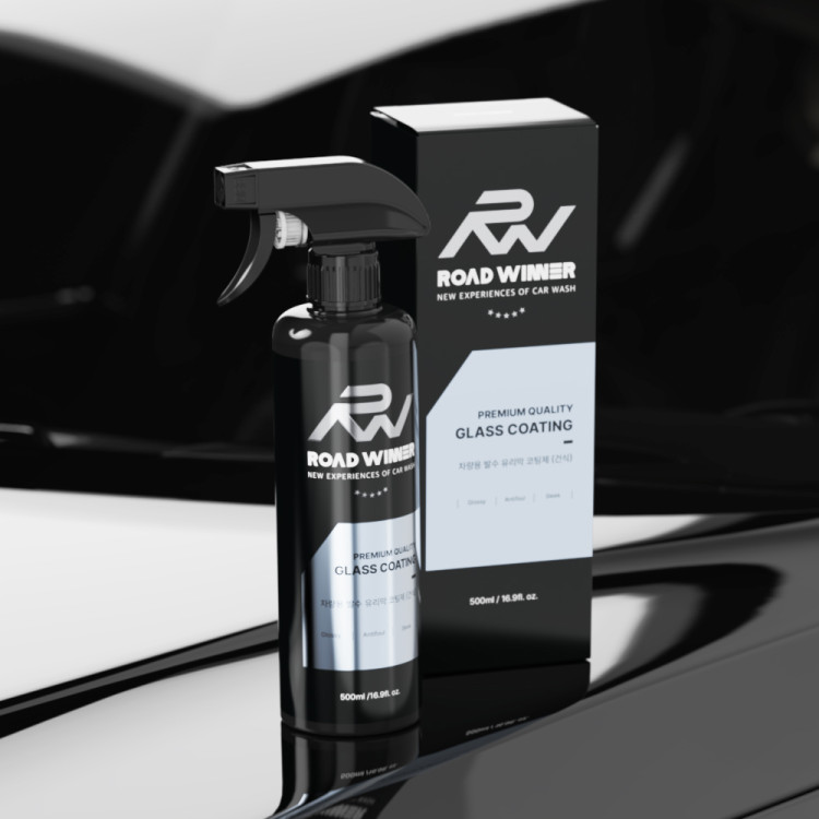 [4월 특가]로드위너 자동차 광택제 물왁스 유리막 발수코팅제 실록세인 퀵디테일러 건식형 500ml
