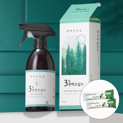 [8월 특가] 3%편백오일수 피톤치드 다용도 탈취제 500ml