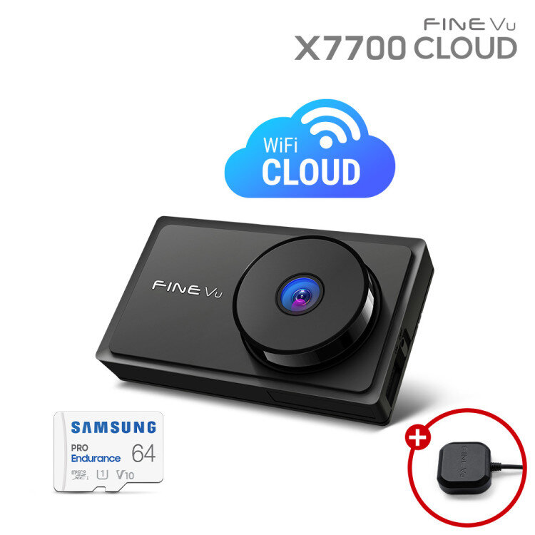 불스원몰 - [메모리업] 파인뷰 X7700 클라우드 와이파이 블루투스 동글 내장 GPS 차량용블랙박스 QHD 블랙박스2채널 블랙박스뷰어
