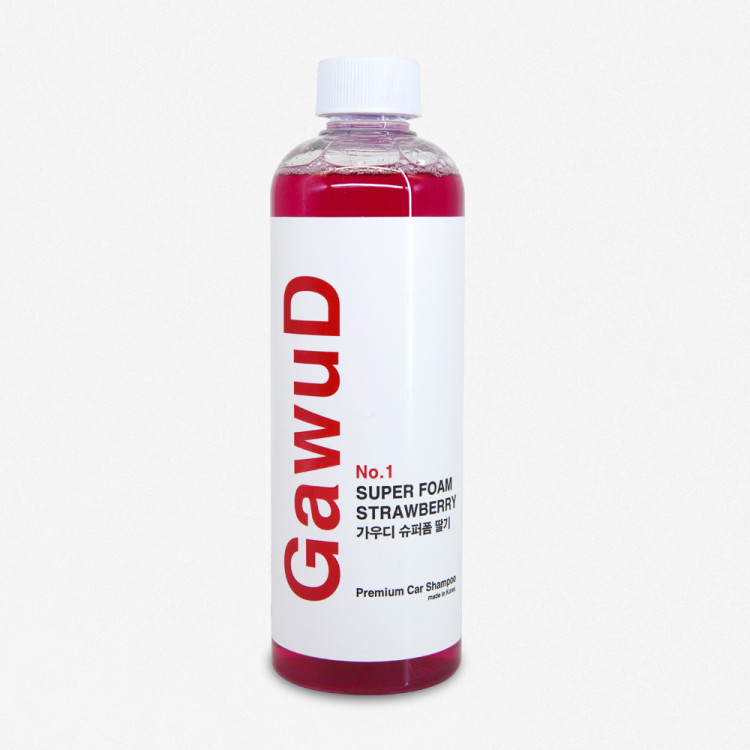 [4월 특가] 가우디 초간편 세차 슈퍼 폼 딸기향 카샴푸 500ml