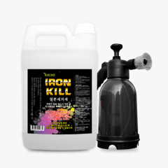 가우디 아이언킬 자동차 철분제거제 4리터+압축분무기 2리터 세트