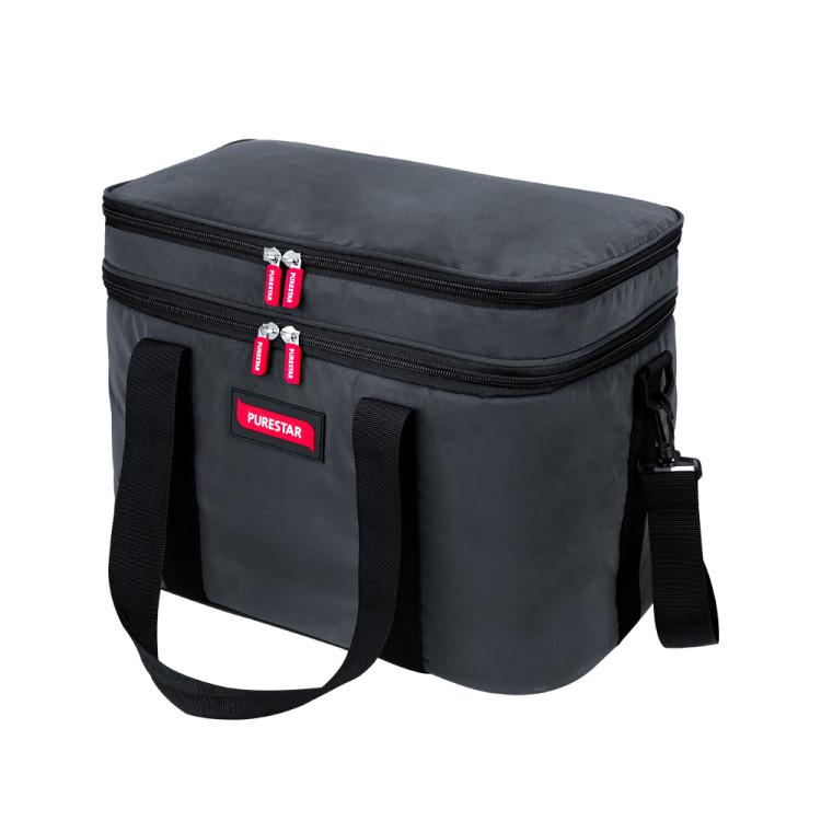 [퓨어스타] 리플렉티브 레인보우 툴백 (블랙)