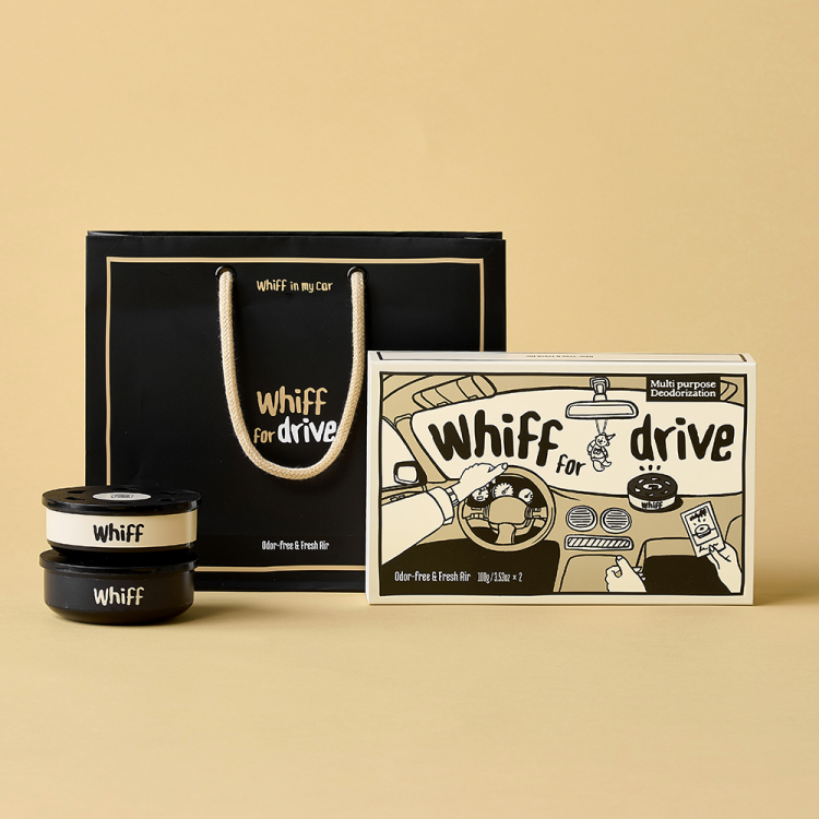 [4월 특가] 위프 슬림 포 드라이브 풀세트 WHIFF 명품 차량용 방향제 추천 새차선물 +쇼핑백 포함