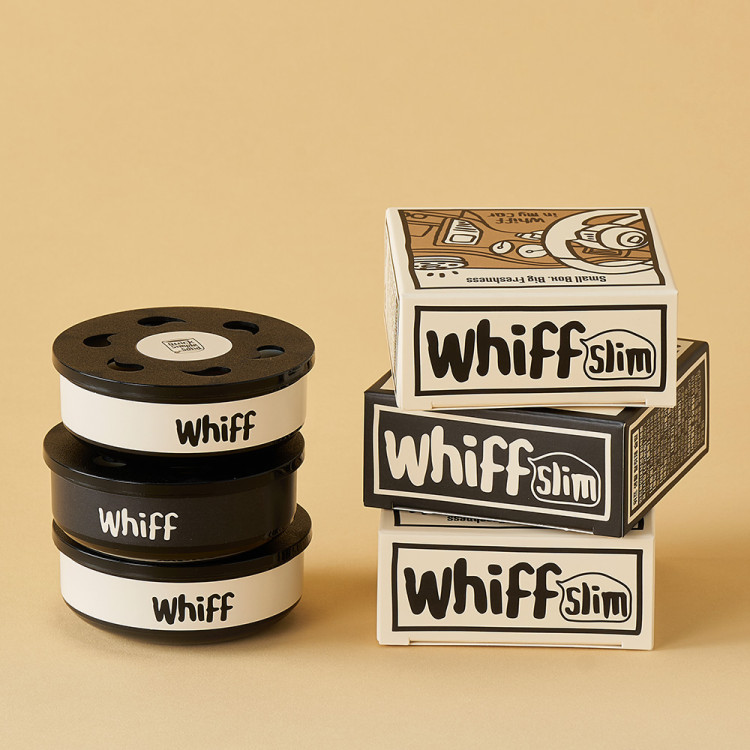 [4월 특가] 위프 슬림 탈취제 WHIFF 화장실 담배 새집증후군 홀애비 소변기 초강력 냄새 제거 100g 3개
