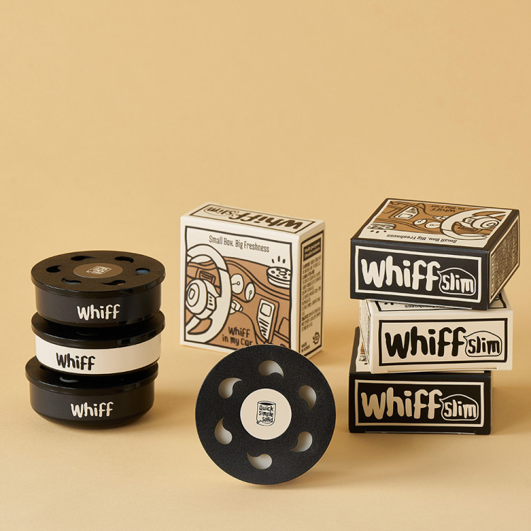 [4월 특가] 위프 슬림 탈취제 WHIFF 화장실 담배 새집증후군 홀애비 소변기 초강력 냄새 제거 100g 4개