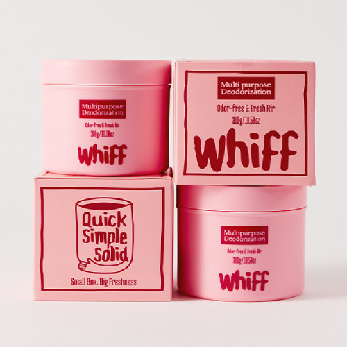 위프 탈취제 WHIFF 화장실 담배 새집증후군 홀애비 소변기 초강력 냄새 제거 체리밤 핑크 2개
