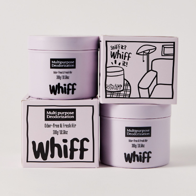 위프 탈취제 WHIFF 화장실 담배 새집증후군 홀애비 소변기 초강력 냄새 제거 라벤더딥 퍼플2개