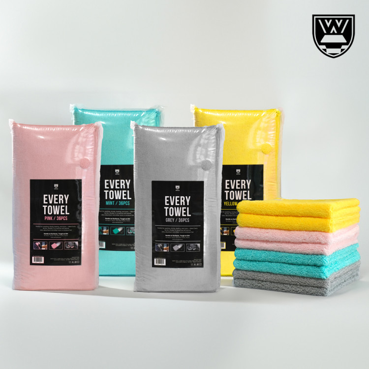 [4월 특가] 위더스 에브리타올 36팩 - 극세사 다용도 막타월 세차타올