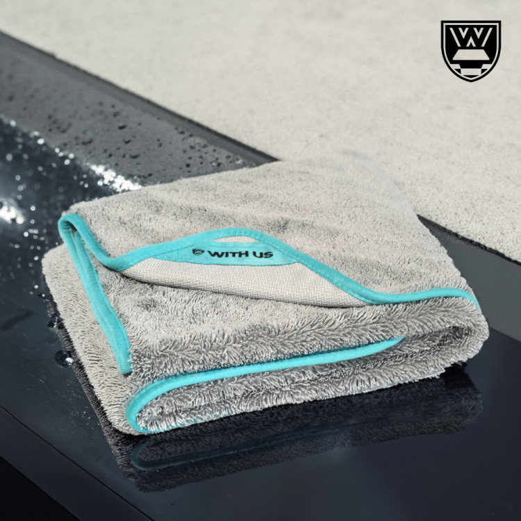 [4월 특가] 위더스 도깨비 드라잉타월 - 초고중량 대형 극세사 단면 차량용 셀프 세차타올