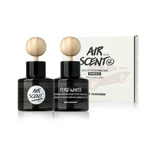 글로스브로 에어센트 오토 퓨어화이트 75ml (2개입)