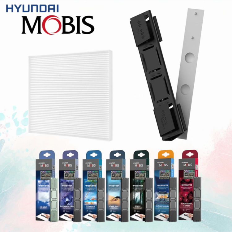 [4월 특가] 현대모비스 에어컨필터 히터 방향제 탈취제 냄새제거 자동차 차량용