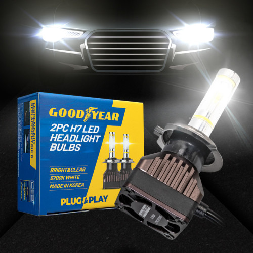 굿이어 4면 H7 LED PIN TYPE 튜닝합법 전조등 헤드라이트 국내생산