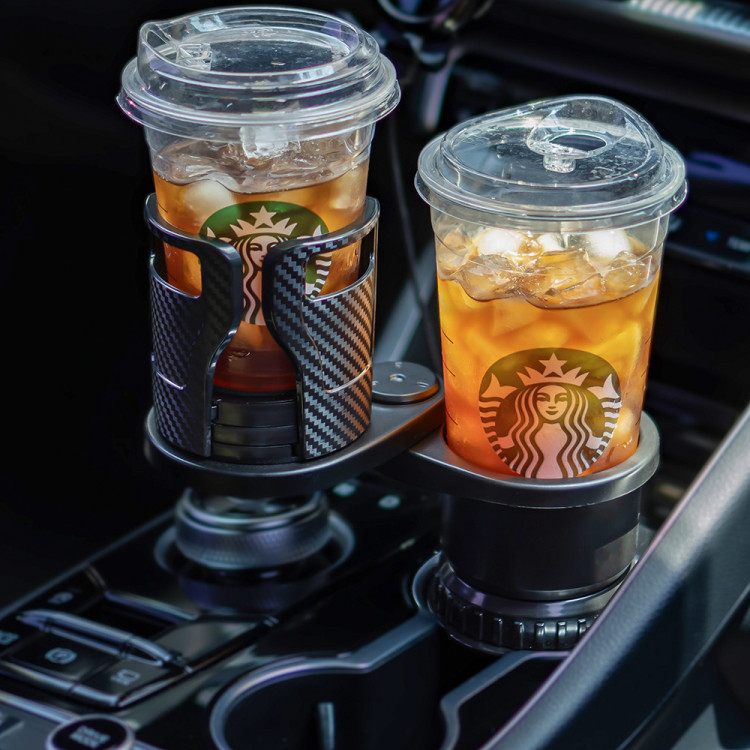 [4월 특가] 볼체 차량용 컵홀더 자동차 대형 음료 거치대 와이드 확장형