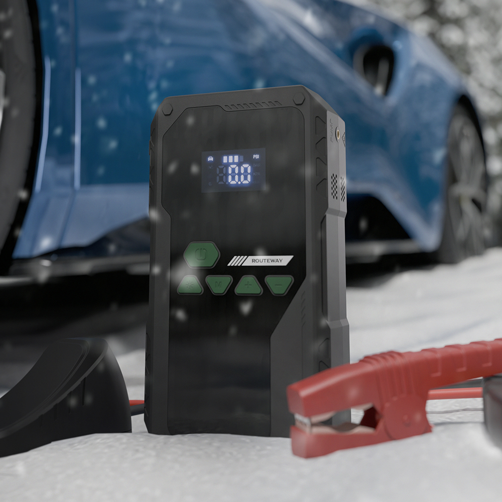 [4월 특가]루트웨이 4IN1 점프스타터 프로 2 에어펌프 공기압 보조배터리 랜턴 12V