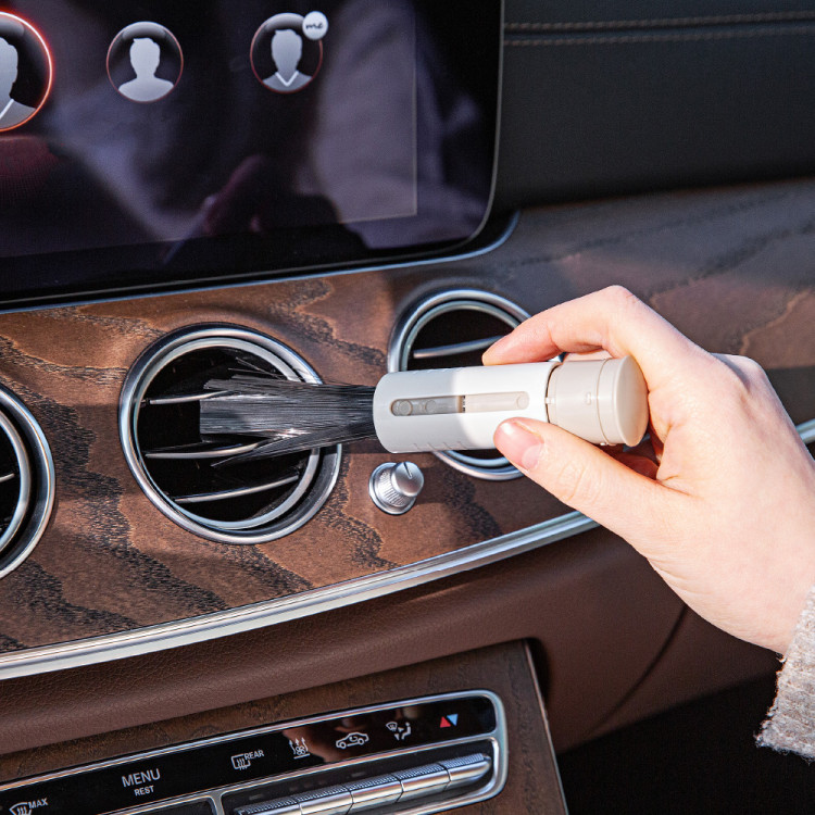 차량용 청소도구 포켓비 풀세트 미니 빗자루 쓰레받기 청소솔 세트