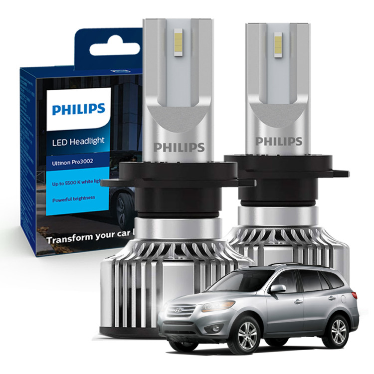 싼타페CM(05~12년) 합법 LED 전조등 자동차 전구 H7-COPY