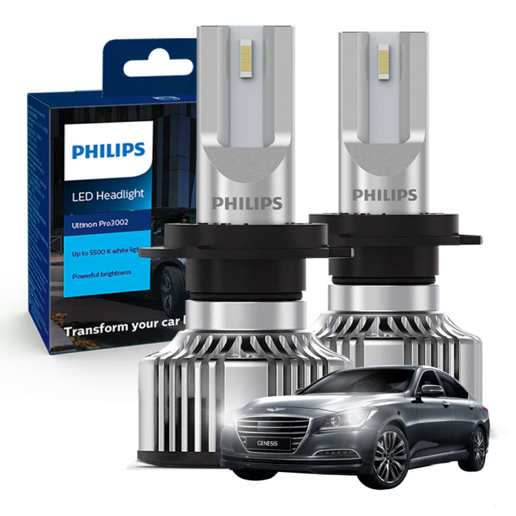 제네시스(08~13년) 합법 LED 전조등 자동차 전구 H7