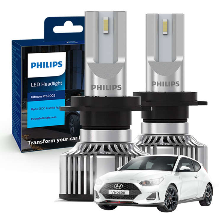 더뉴 벨로스터(15~18년) 합법 LED 전조등 자동차 전구 H7-C