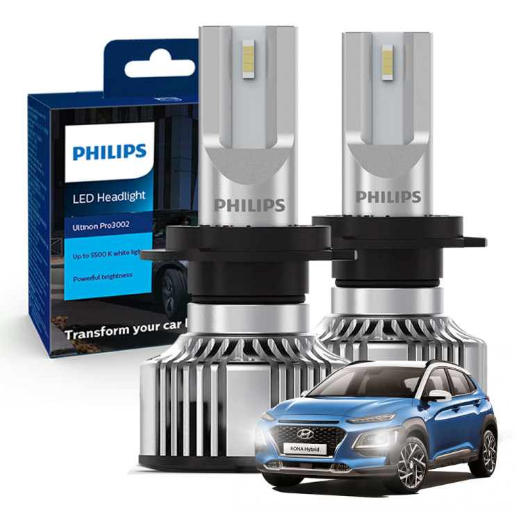 코나 하이브리드(19년~현재) 합법 LED 전조등 자동차 전구 H7-C