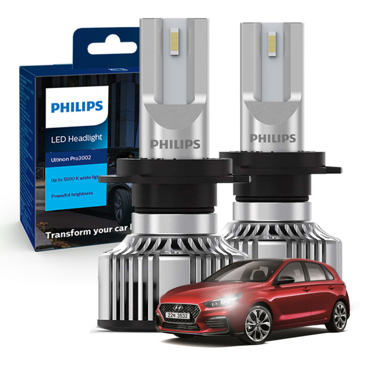 i30 PD(16년~현재) 합법 LED 전조등 자동차 전구 H7-D