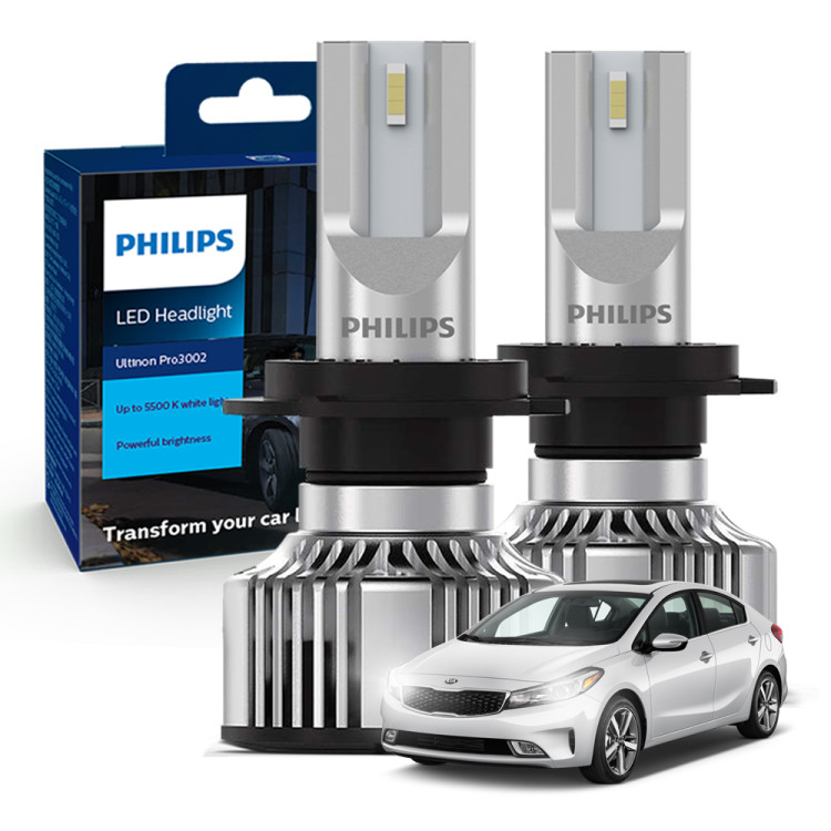 더 뉴 K3 유로(16~18년) 합법 LED 전조등 자동차 전구 H7-D