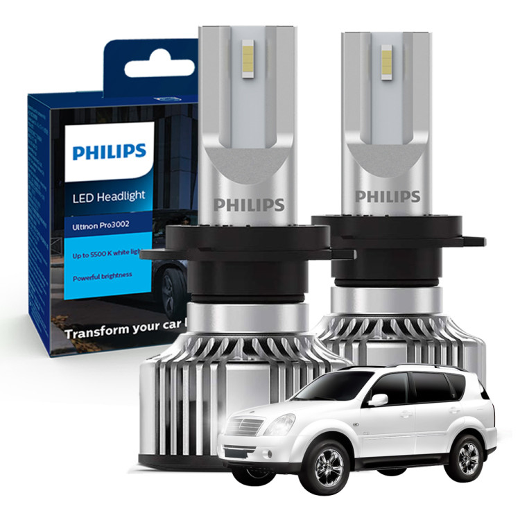 렉스턴2(06~08년) 합법 LED 전조등 자동차 전구 H7