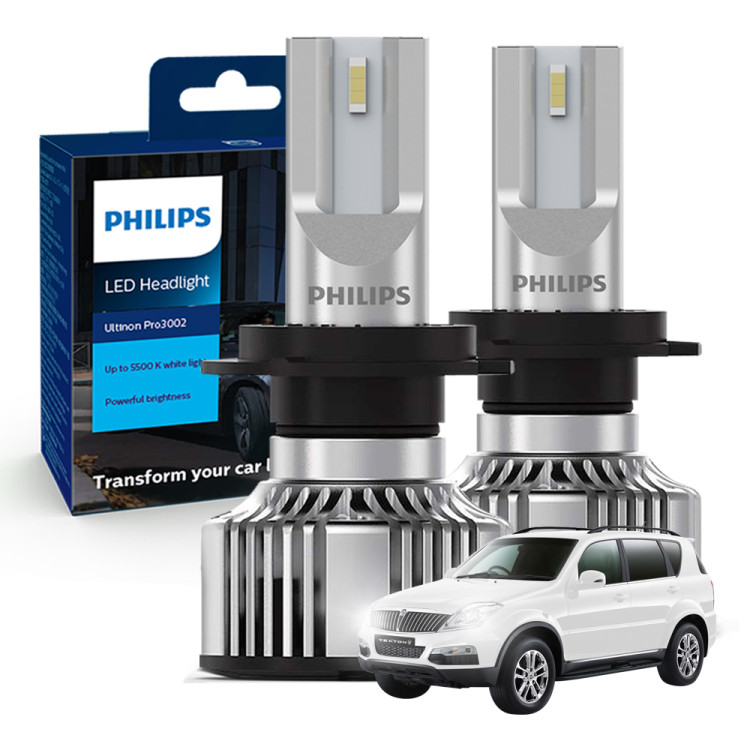 렉스턴W(12~17년) 합법 LED 전조등 자동차 전구 H7