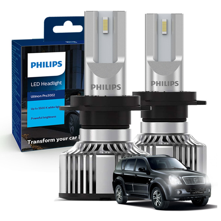 슈퍼 렉스턴(08~12년) 합법 LED 전조등 자동차 전구 H7