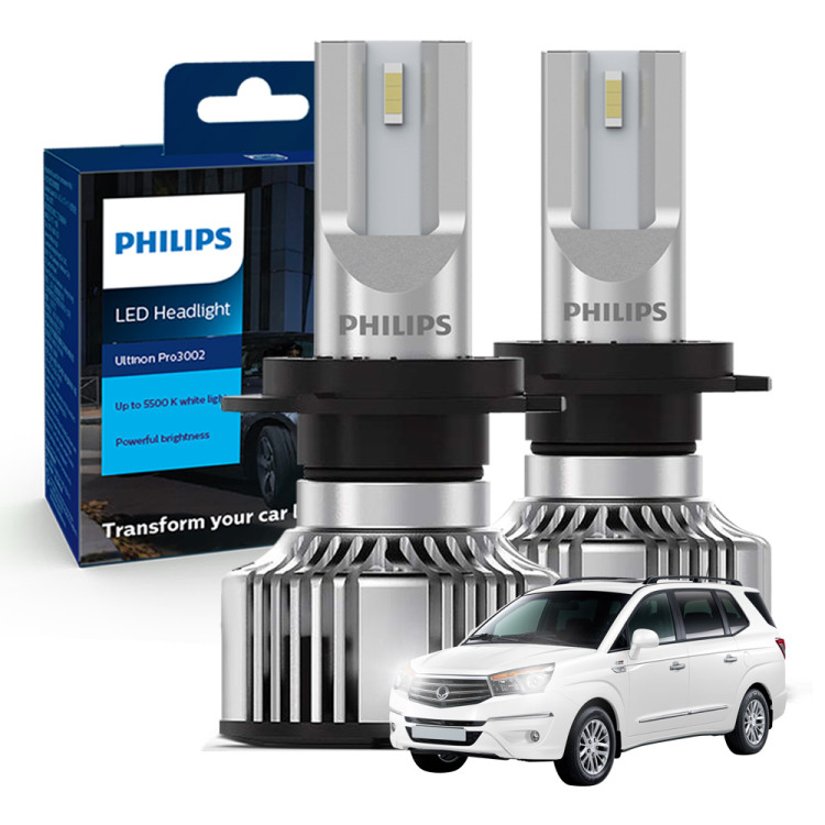 코란도 투리스모(13~19년) 합법 LED 전조등 자동차 전구 H7