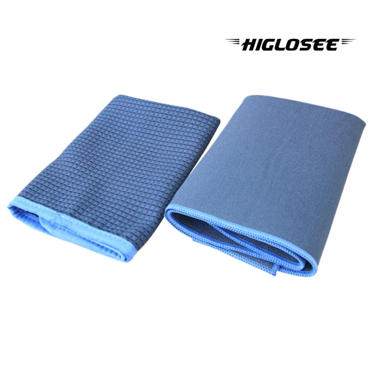 [4월 특가] 하이글로씨 와플 이레이저 유리 전용 세차 타월 글래스 크리닝