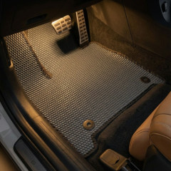 하이글로씨 TPE카매트 벌집매트 차량용 고무 1+2열