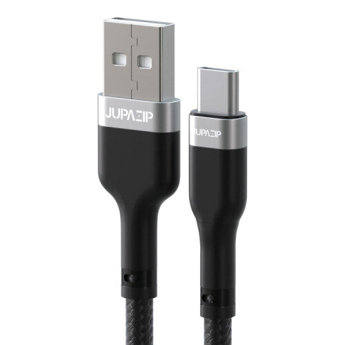 주파집 메탈쉴드 18W USB C타입 고속충전 케이블 그레이 (0.3m/1.2m/2m)