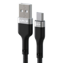 주파집 메탈쉴드 18W USB C타입 고속충전 케이블 그레이 (0.3m/1.2m/2m)