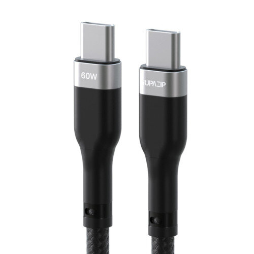 주파집 메탈쉴드 PD 60W C to C 타입 고속충전 케이블 그레이 (0.3m/1.2m/2m)