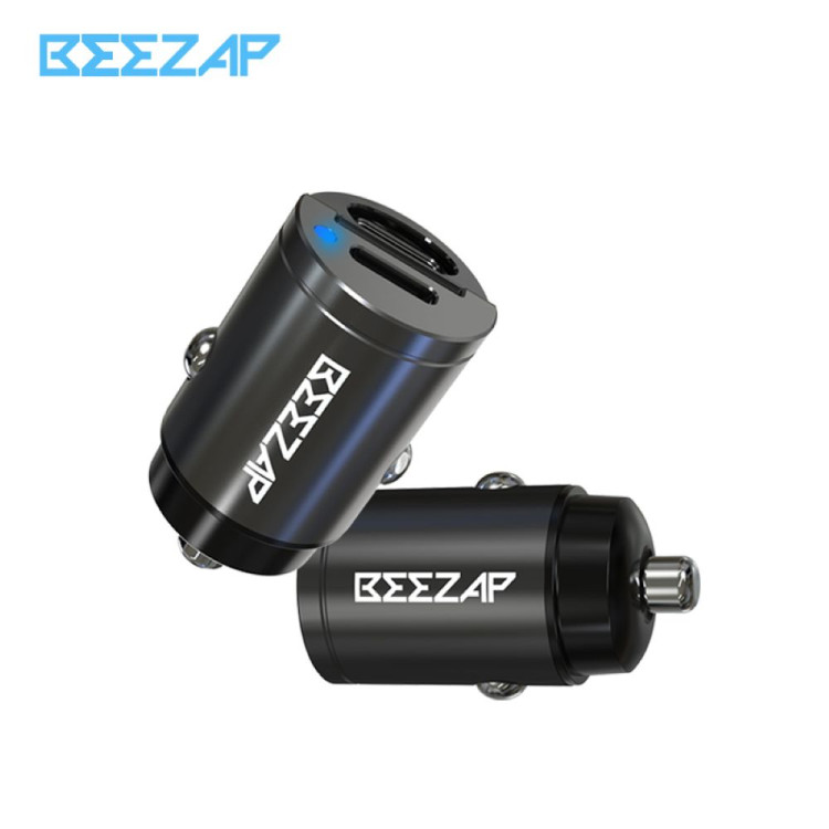 비잽 차량용 시거잭 충전기 듀얼 C+C 타입 초미니 매립형 30W PD PPS 퀄컴 QC4.0