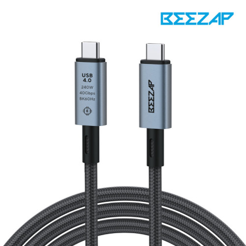 비잽 USB4 40G C to C 240W PD3.1 충전케이블 썬더볼트4 이마커칩 5A 100cm