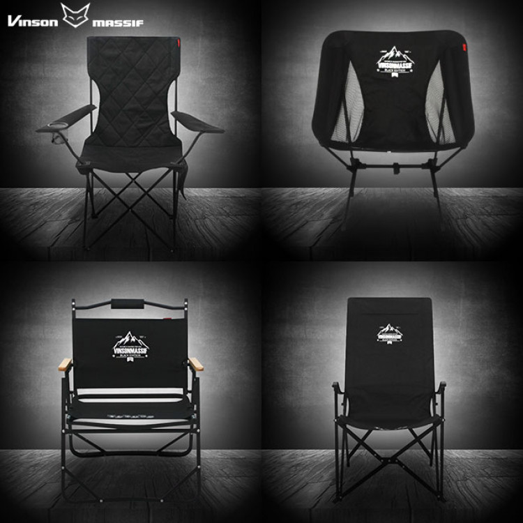 빈슨메시프 블랙에디션 캠핑 체어 의자
